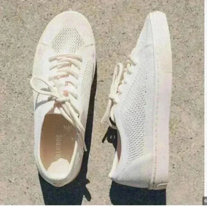 Soludos Mens Ashore Breathable‎ Mesh Sneakers  12 White Travel Resortwear Preppy